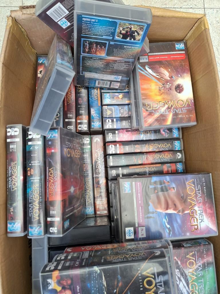VHS video's star trek, Ophalen