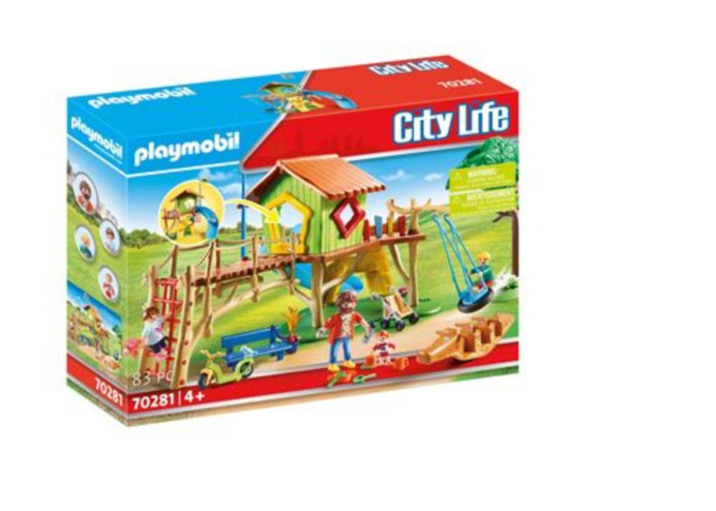PLAYMOBIL City Life 70281 Parc de jeux et enfants, Enlèvement, Utilisé, Ensemble complet