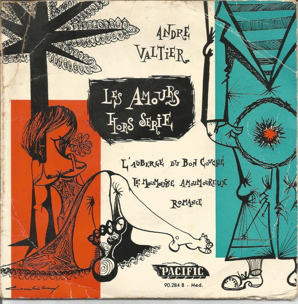 45T André Valtier - Les Amours Hors Série - France 1958, CD & DVD, Vinyles Singles, Enlèvement ou Envoi, Utilisé, Humour et Cabaret