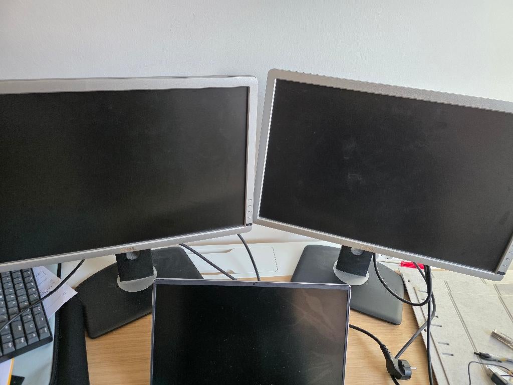 2 Dell-monitor te koop, Ophalen, Gebruikt, IPS, Dell
