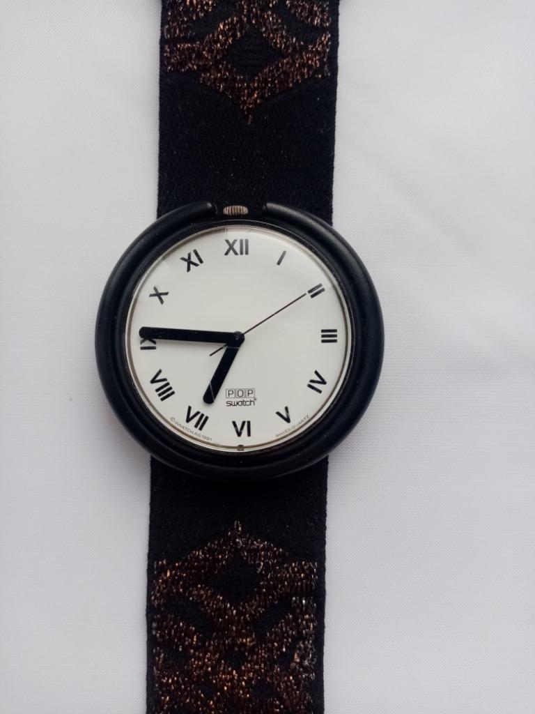 Montre Pop Swatch pour femme  PWB169  "Nuit Romaine" 1991s, Montre-bracelet, Enlèvement ou Envoi, Swatch, Comme neuf
