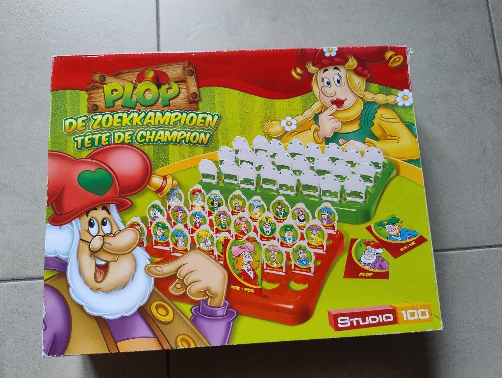 Plop De zoekkampioen, Hobby en Vrije tijd, Een of twee spelers, Ophalen of Verzenden, Gebruikt, Studio100