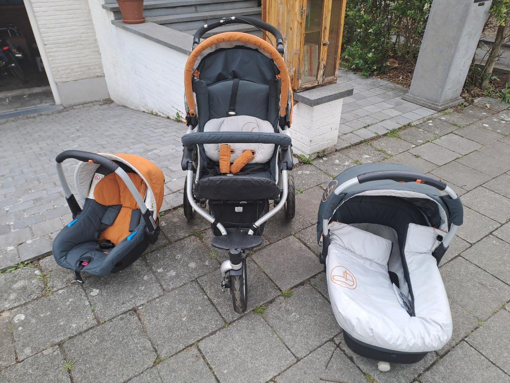 Kinderwagen 3 in 1 Jane pro fix complete set, Autres marques, Pneus, Enlèvement, Utilisé