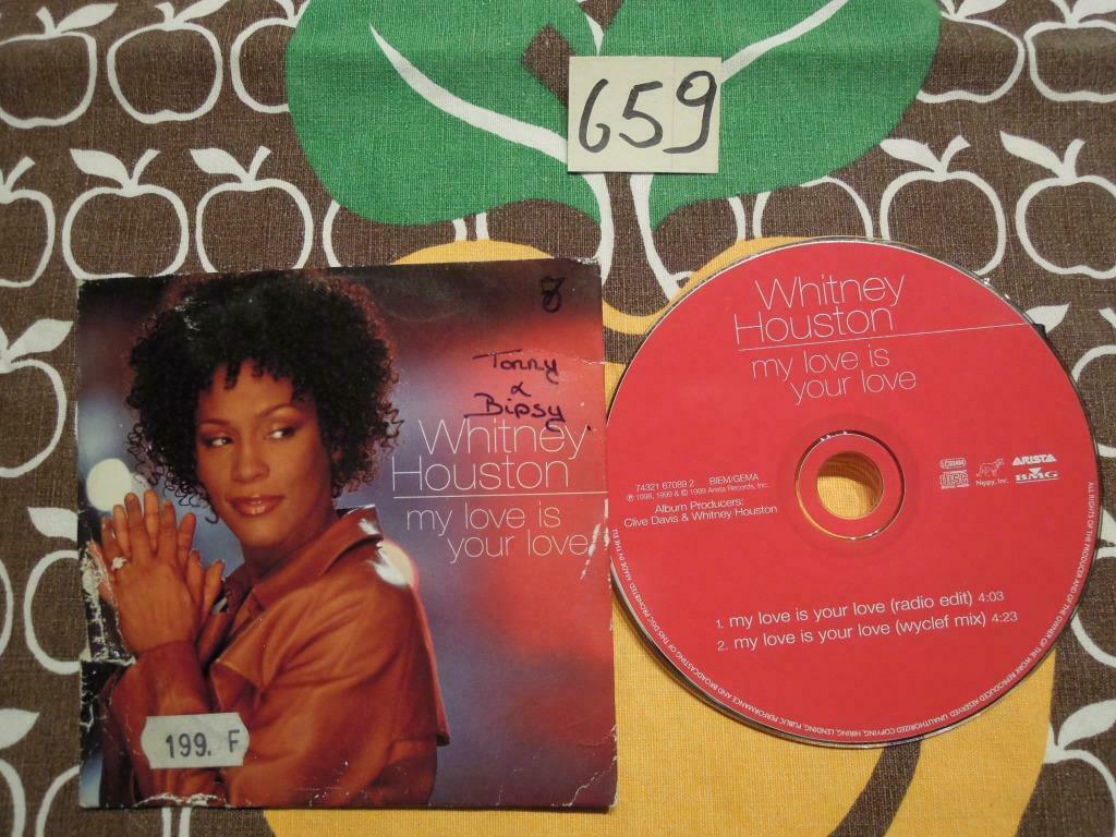 CD Single Whitney Houston My Love Is Your Love 1999 hip Hop, Ophalen of Verzenden, Gebruikt