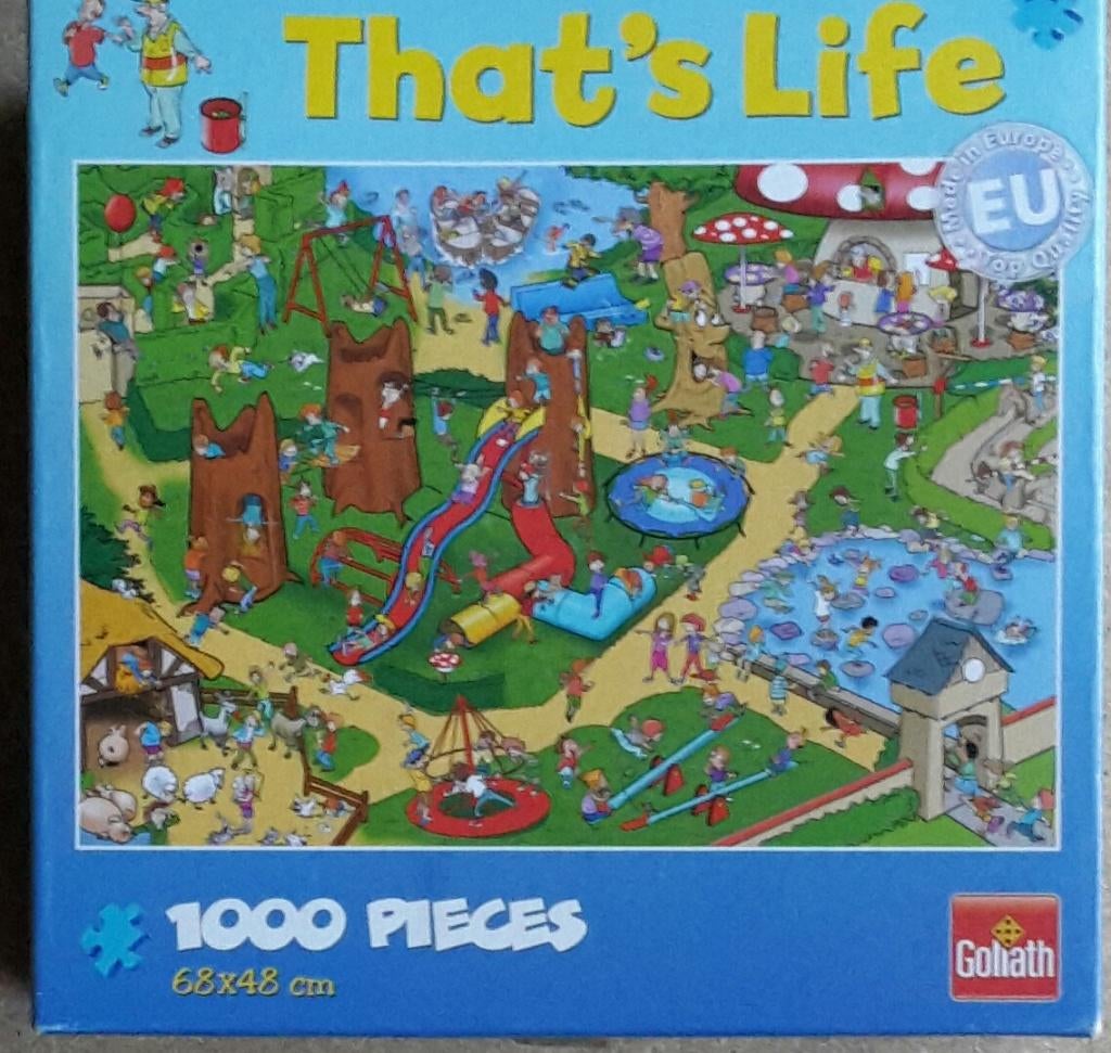 THAT'S LIFE PUZZEL 1000 stukjes, Enlèvement, 500 à 1500 pièces, Comme neuf, Puzzle