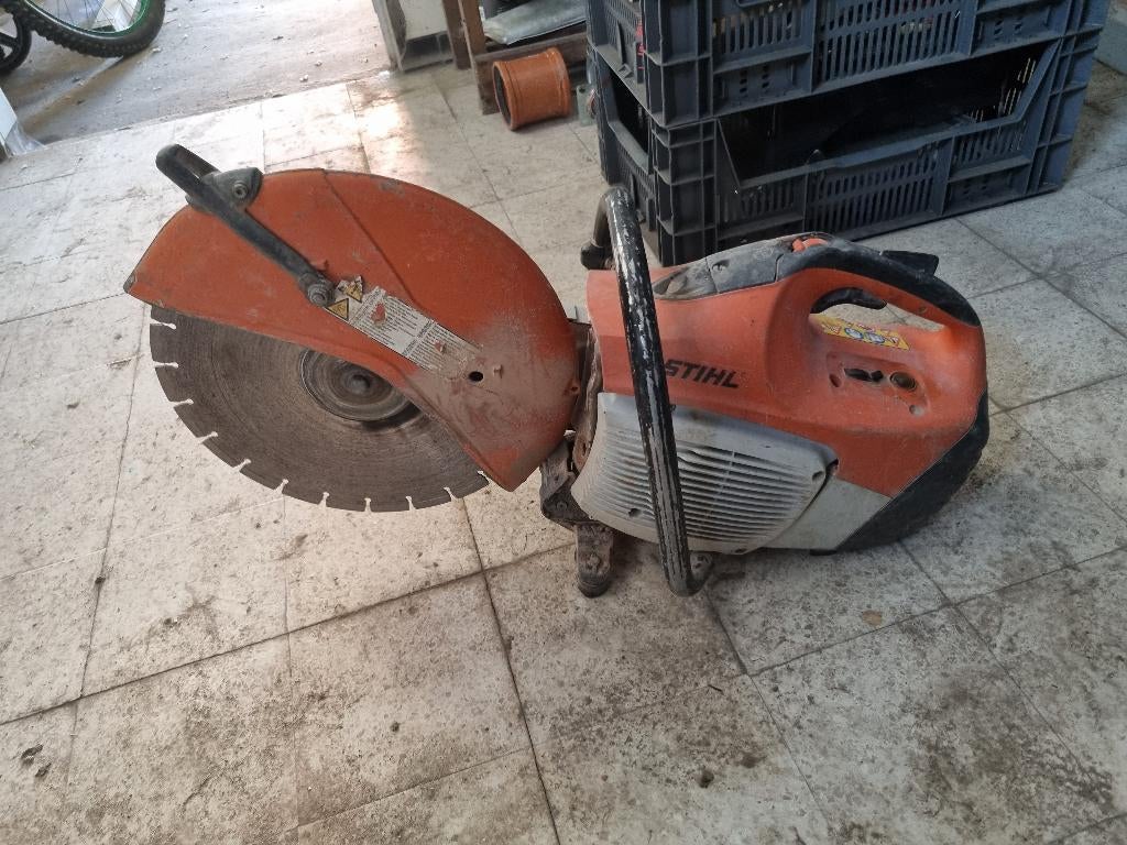 stihl ts420 slijpmachine, Ophalen of Verzenden, Gebruikt, 1000 watt of meer, Rechte handslijpmachine