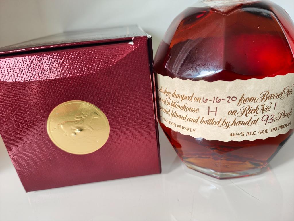 Blanton's Red Takara, Bottle 116, Barrel 62, Stopper B, 75cl, Verzamelen, Wijnen, Overige typen, Nieuw, Ophalen of Verzenden, Noord-Amerika