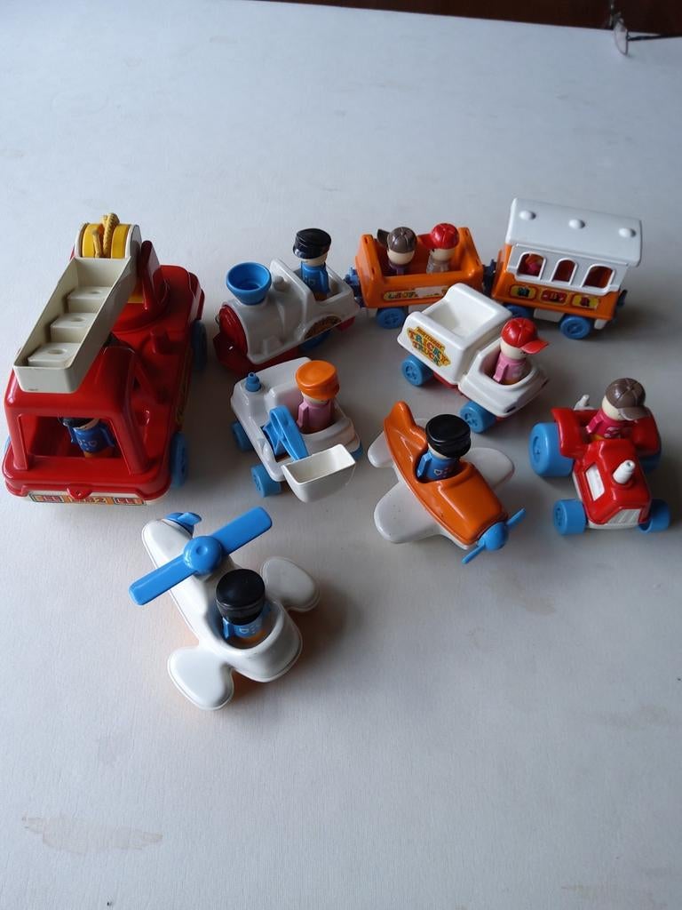 7-tal speelgoedvoertuigen van MATCHBOX LIVE-N-LEARN (1975), Enlèvement ou Envoi, Comme neuf