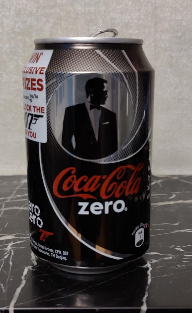 Coca Cola zero 007 James Bond Skyfall, Verzamelen, Ophalen of Verzenden, Gebruikt