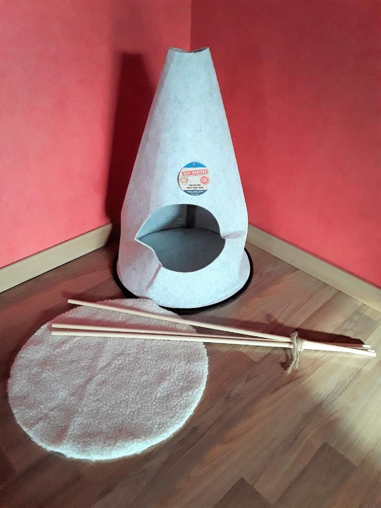 NEUVE / JAMAIS UTILISÉ : Tente tipi - abri pour chat, Enlèvement, Neuf, Feutre