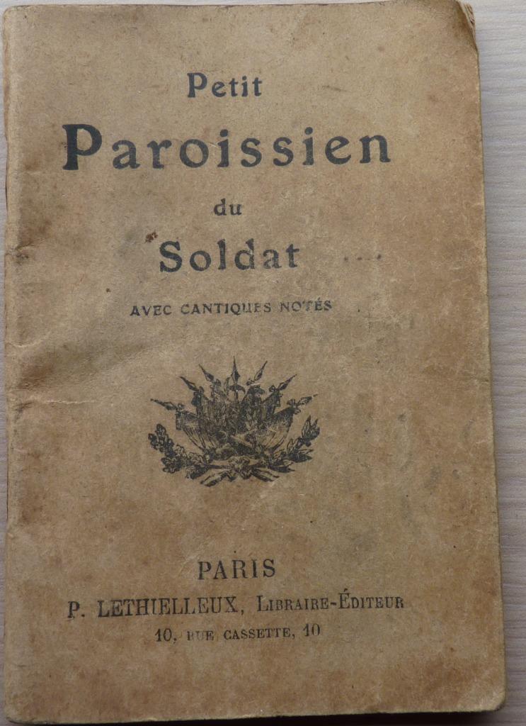 Gebedenboekje van Franse soldaat., Enlèvement ou Envoi