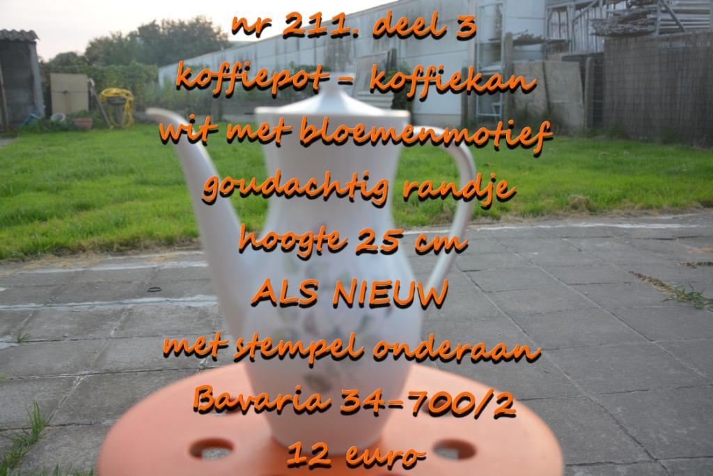 211. cafetière partie 3, COMME NEUF, Collections, Enlèvement, Comme neuf, Autres matériaux, Autres types