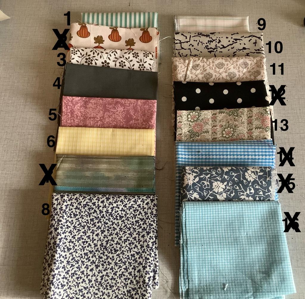 Lapjes stof allerlei, Hobby en Vrije tijd, Ophalen of Verzenden, Nieuw, Minder dan 30 cm, Minder dan 30 cm