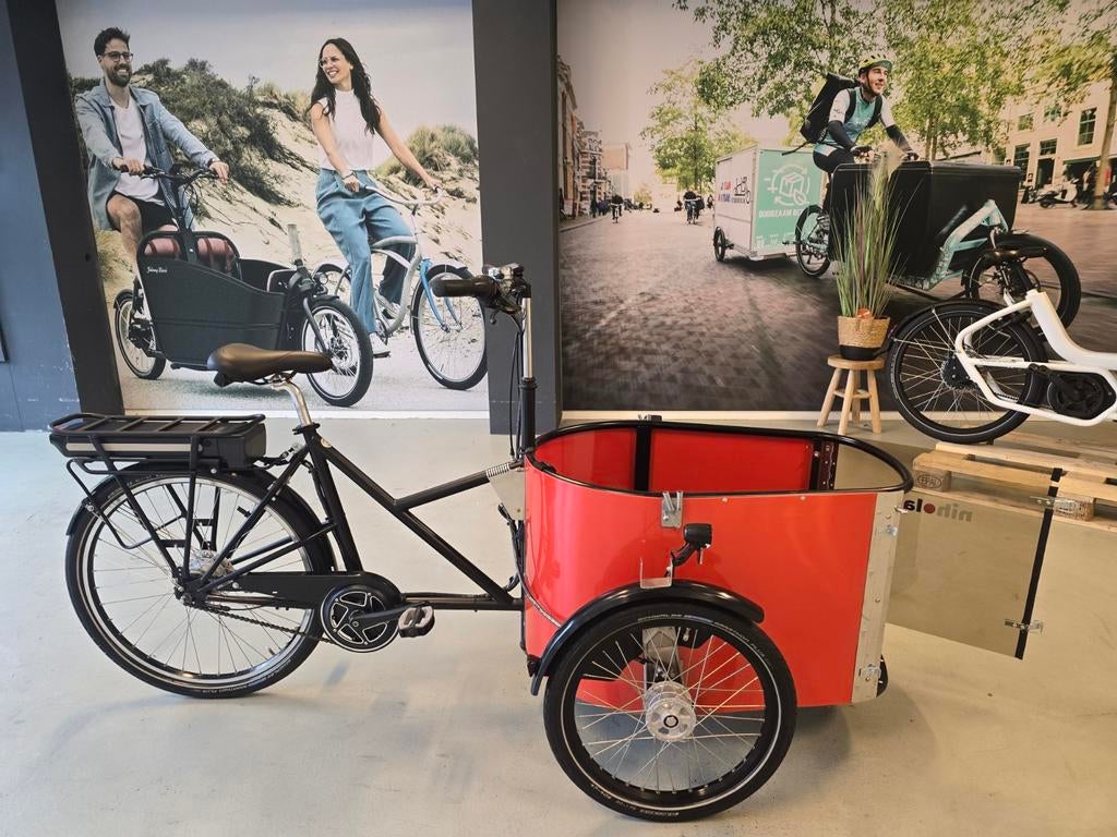 Elektrische Nihola Dog bakfiets middenmotor N8 met garantie, Fietsen en Brommers, Ophalen of Verzenden