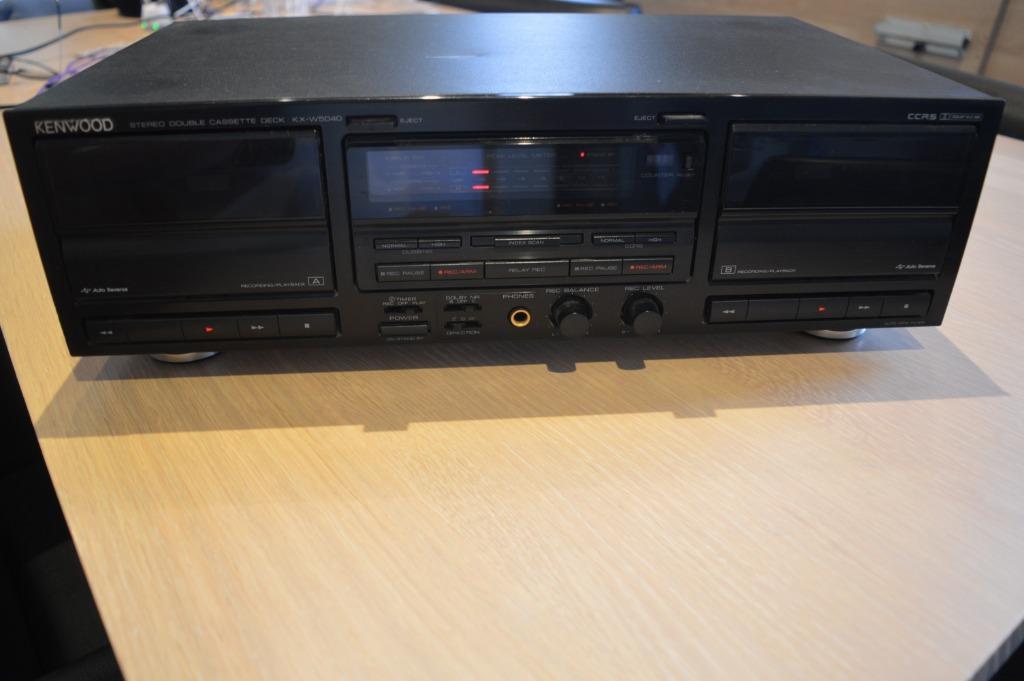 Kenwood KX W5040, Audio, Tv en Foto, Cassettedecks, Ophalen, Dubbel, Kenwood, Tiptoetsen