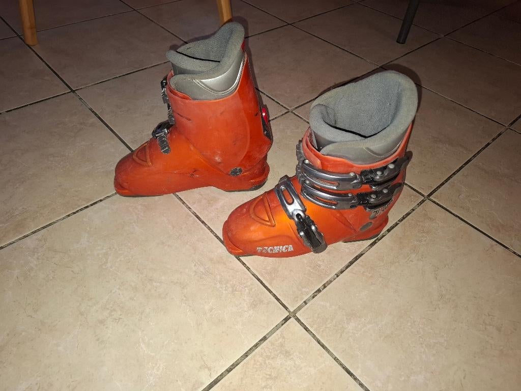 Bottines ski Technica pointure 33-34, Sport en Fitness, Skiën en Langlaufen, Ophalen, Gebruikt, Ski