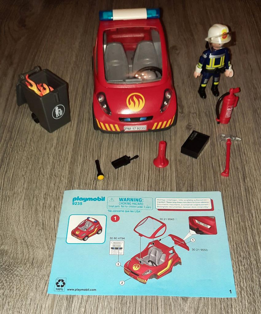 Playmobil. Brandweerwagen., Zo goed als nieuw