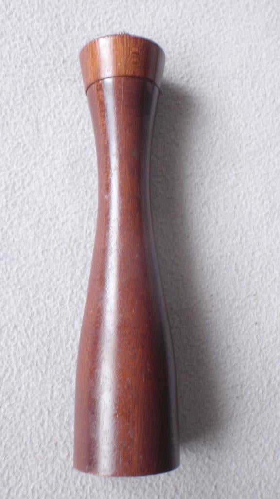 Vintage houten pepermolen met Peugeot mechanisme - jaren '60, Antiek en Kunst, Ophalen