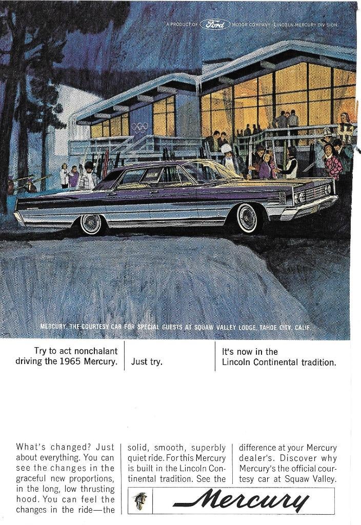MERCURY 1965-'66, Boeken, Ophalen of Verzenden, Zo goed als nieuw, Overige merken
