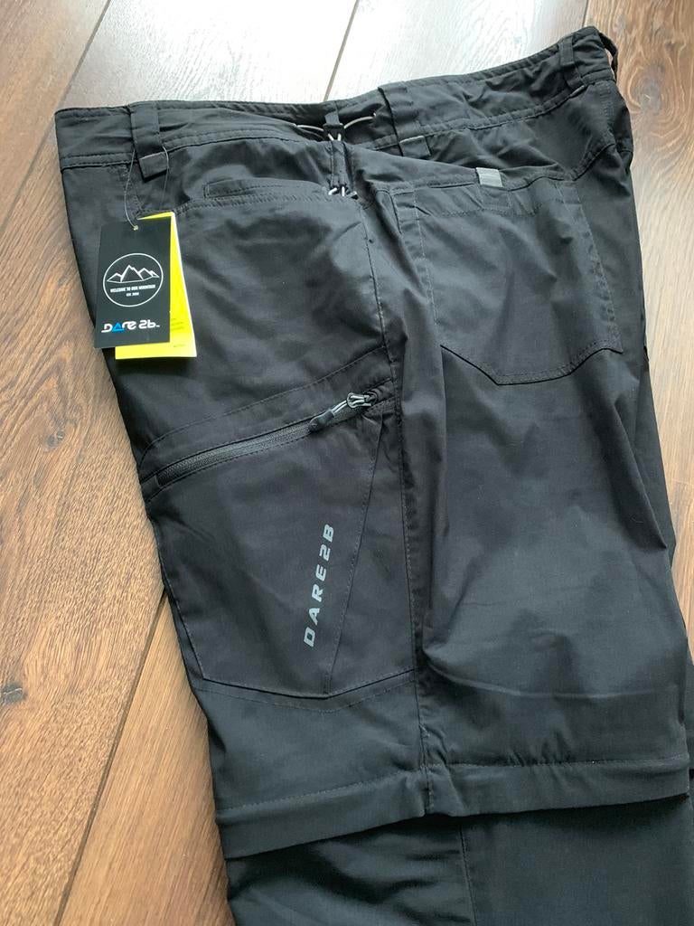 Vrijetijdsbroek met afritsbare pijpen, Ophalen, Maat 52/54 (L), Zwart, DARE2B