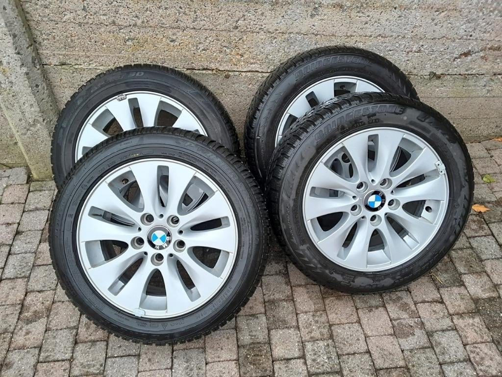 BMW 1 2 serie F20 F21 F22 F23 16 inch velgen + winterbanden, Ophalen, Gebruikt, Velg(en), 16 inch