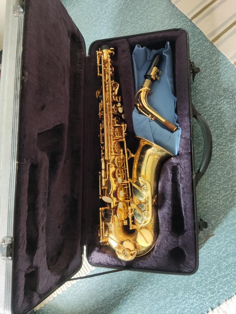 Saxophone, Musique & Instruments, Instruments à vent | Saxophones, Enlèvement, Utilisé, Avec valise