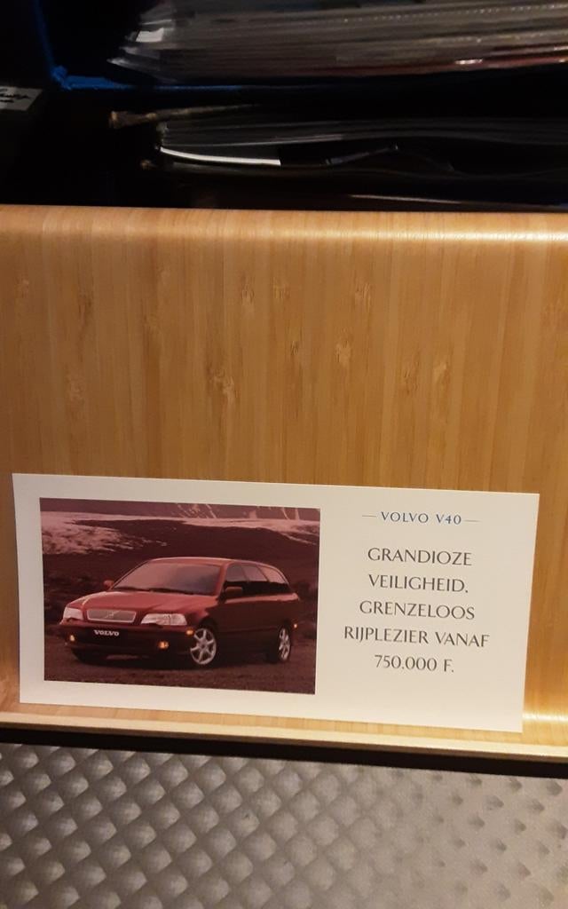 Volvo s 40 folder, Livres, Autos | Brochures & Magazines, Enlèvement ou Envoi, Comme neuf, Volvo