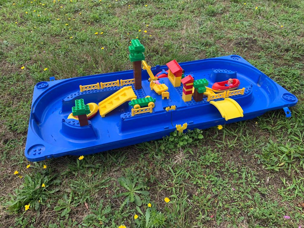 Waterbaan + extra set bouwblokken, Kinderen en Baby's, Ophalen, Zo goed als nieuw