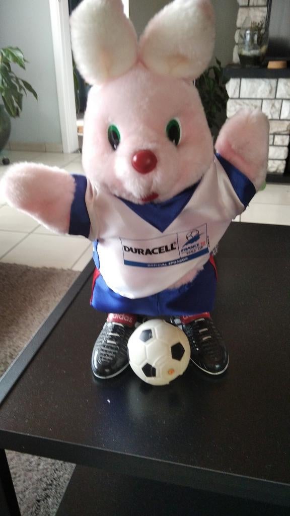 Duracell konijn voetballer, Enlèvement ou Envoi