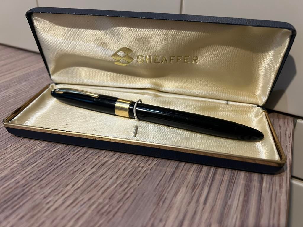 Stylo plume Sheaffer Snorkel  made in USA 1952-59, Sheaffer, Enlèvement ou Envoi, Avec boîte, Stylo