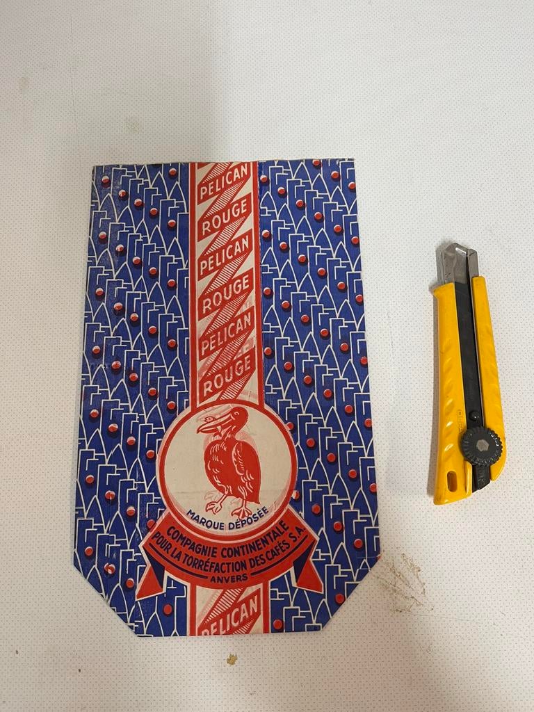 Pelican rouge rode pelikaan papier zak, Collections, Enlèvement ou Envoi, Comme neuf