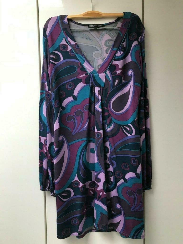 Spirituel jurk - één maat, Kleding | Dames, Spirituel, Ophalen of Verzenden, Zo goed als nieuw, Blauw