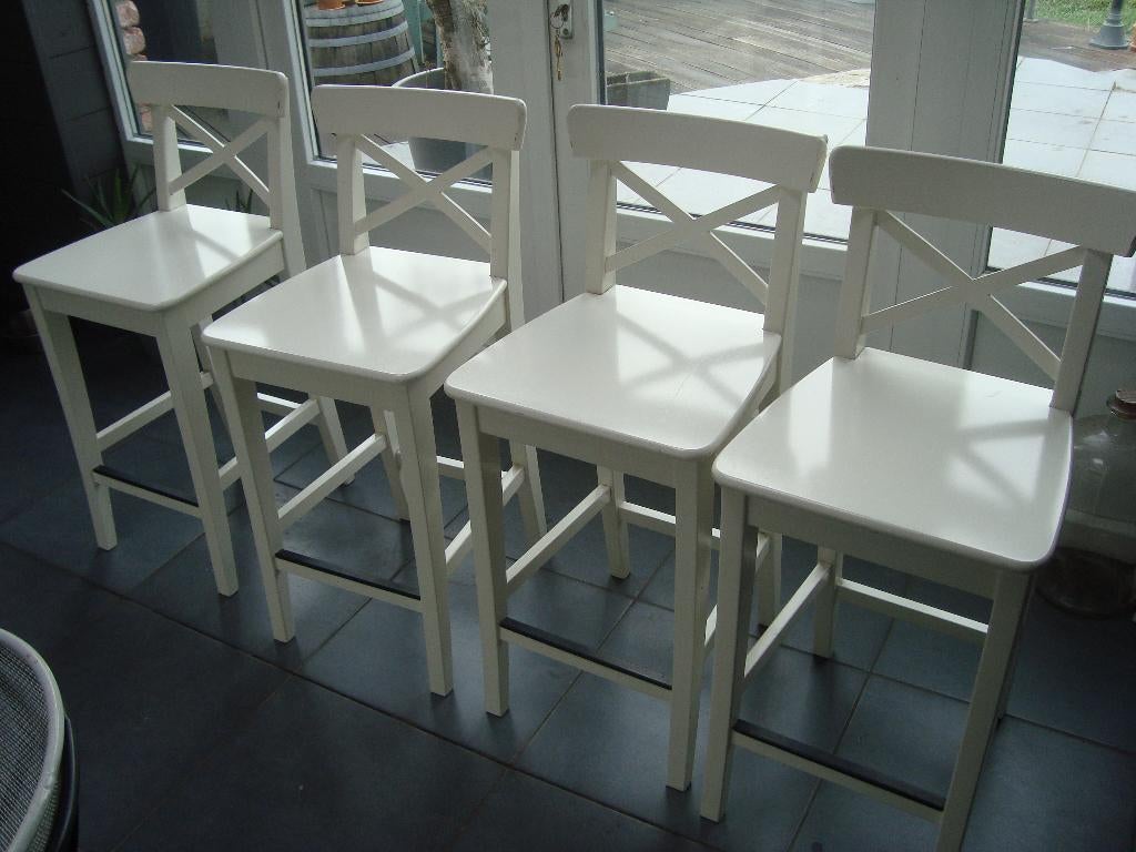 A vendre 4 chaises hautes IKEA ingolf, Enlèvement, Quatre, Utilisé, Ikea ingolf