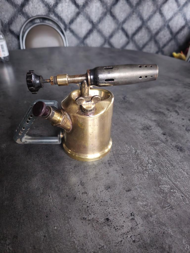Lampe à souder en cuivre ancienne, Enlèvement, Cuivre