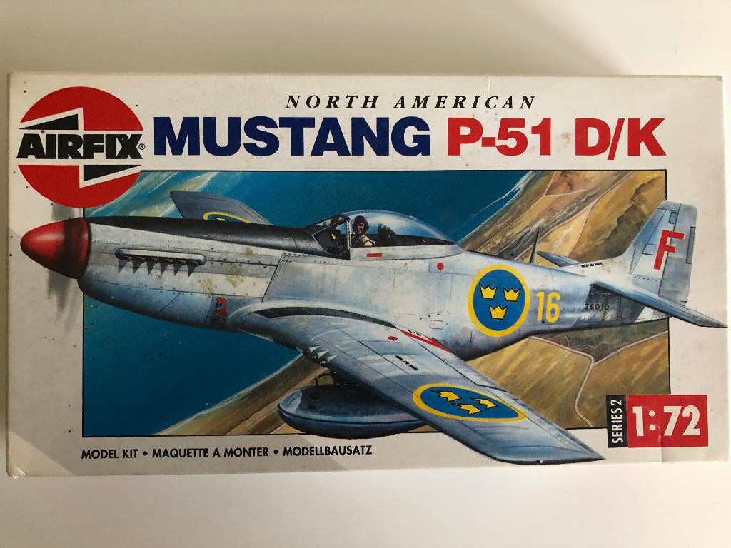 Airfix P51  D/K     1/72, Overige merken, 1:72 tot 1:144, Ophalen of Verzenden, Zo goed als nieuw
