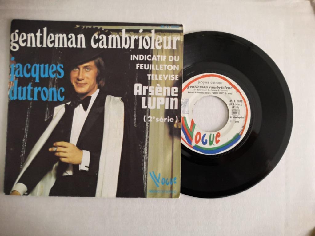 JACQUES DUTRONC - Gentleman cambrioleur (45t), Ophalen of Verzenden, Zo goed als nieuw, Filmmuziek en Soundtracks