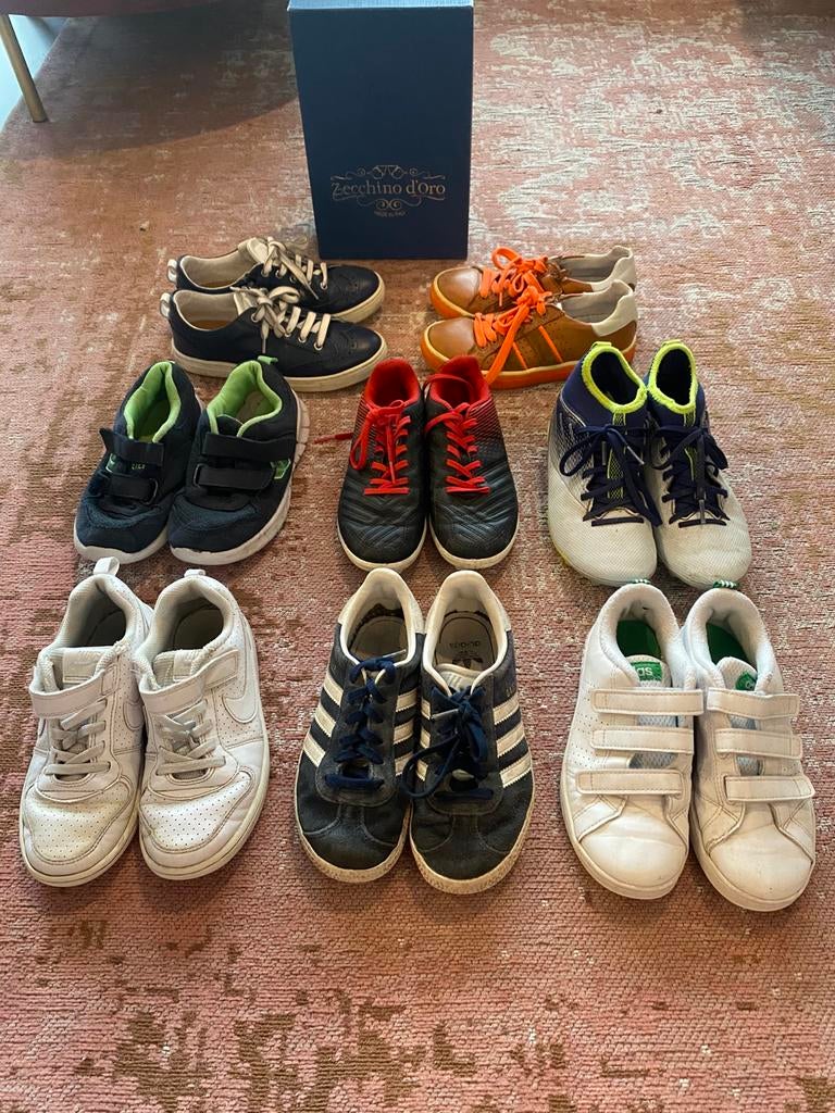 Jongensschoenen maat 31: Zecchino d’Oro, Adidas Nike Decathl, Ophalen, Zo goed als nieuw, Schoentjes
