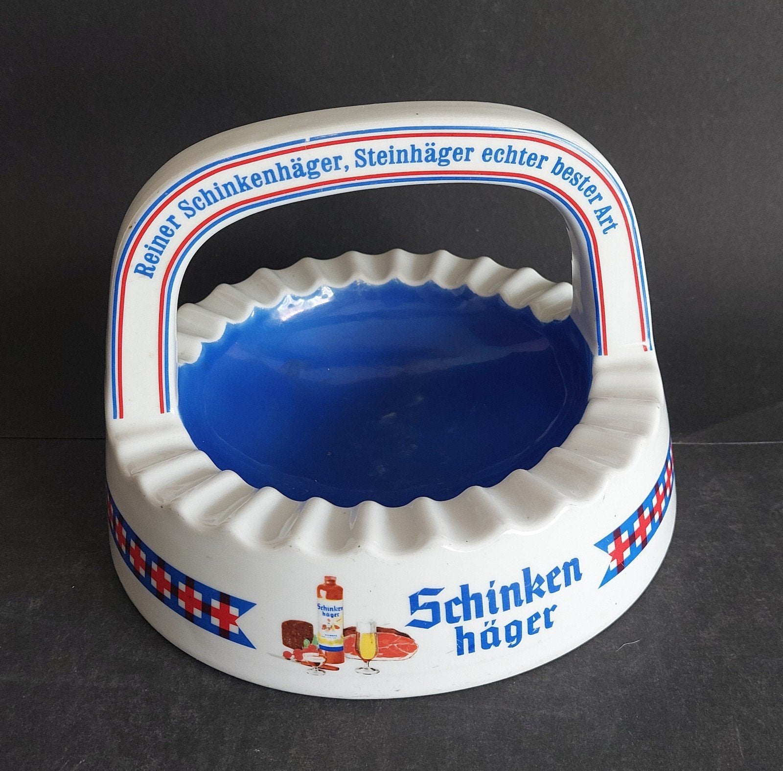 Grand cendrier Schinkenhager liqueur vintage, Collections, Enlèvement ou Envoi, Utilisé, Ustensile