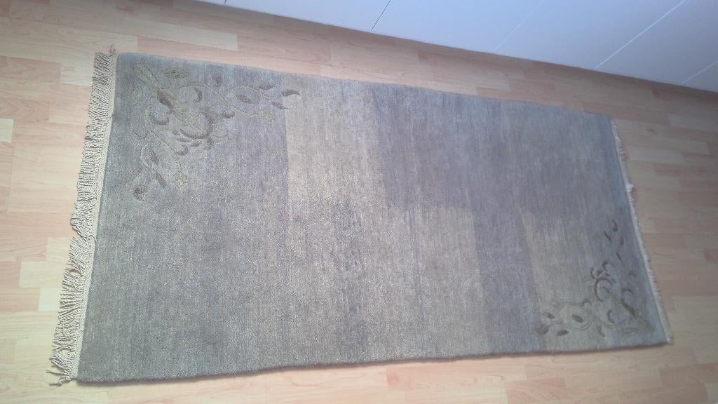 Mooi handgeknoopt tapijt van Tapan (Nepal), Ophalen, Overige kleuren, 50 tot 100 cm, Zo goed als nieuw