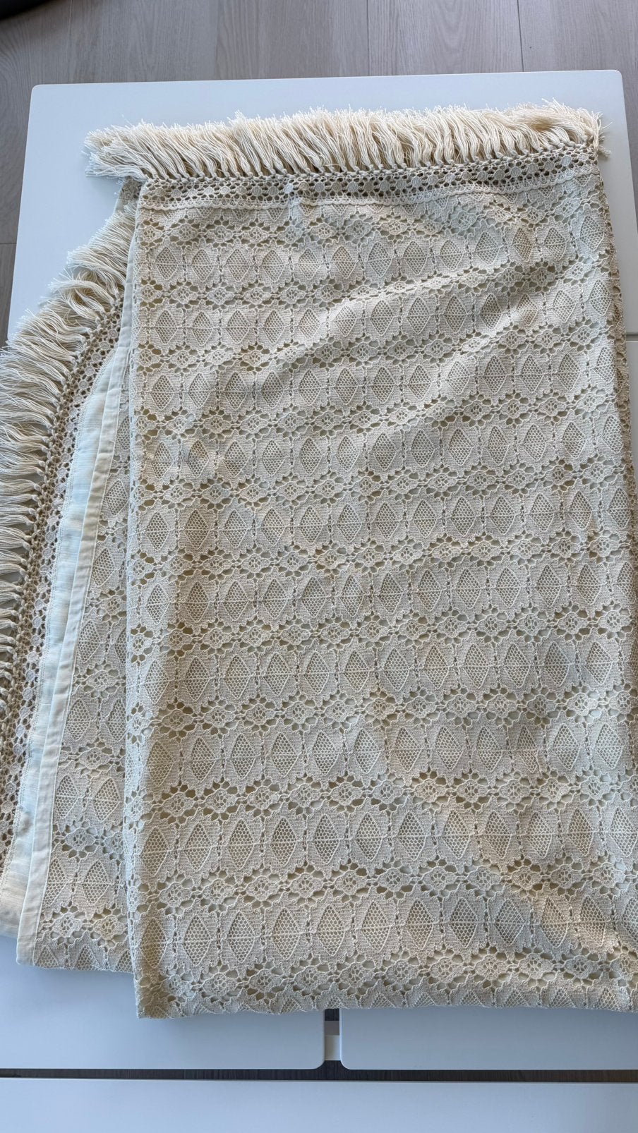Vintage kwaliteitsvolle bedsprei - nooit gebruikt, Huis en Inrichting, Beige, Ophalen of Verzenden, Overige merken, Sprei