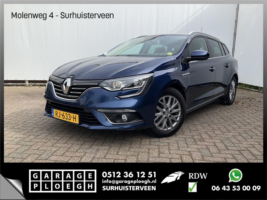 Renault Megane Estate 1.5 dCi Eco2 Bose FullNavi DAB Clima C, Auto's, Blauw, Bedrijf, Onderhoudsboekje, Te koop