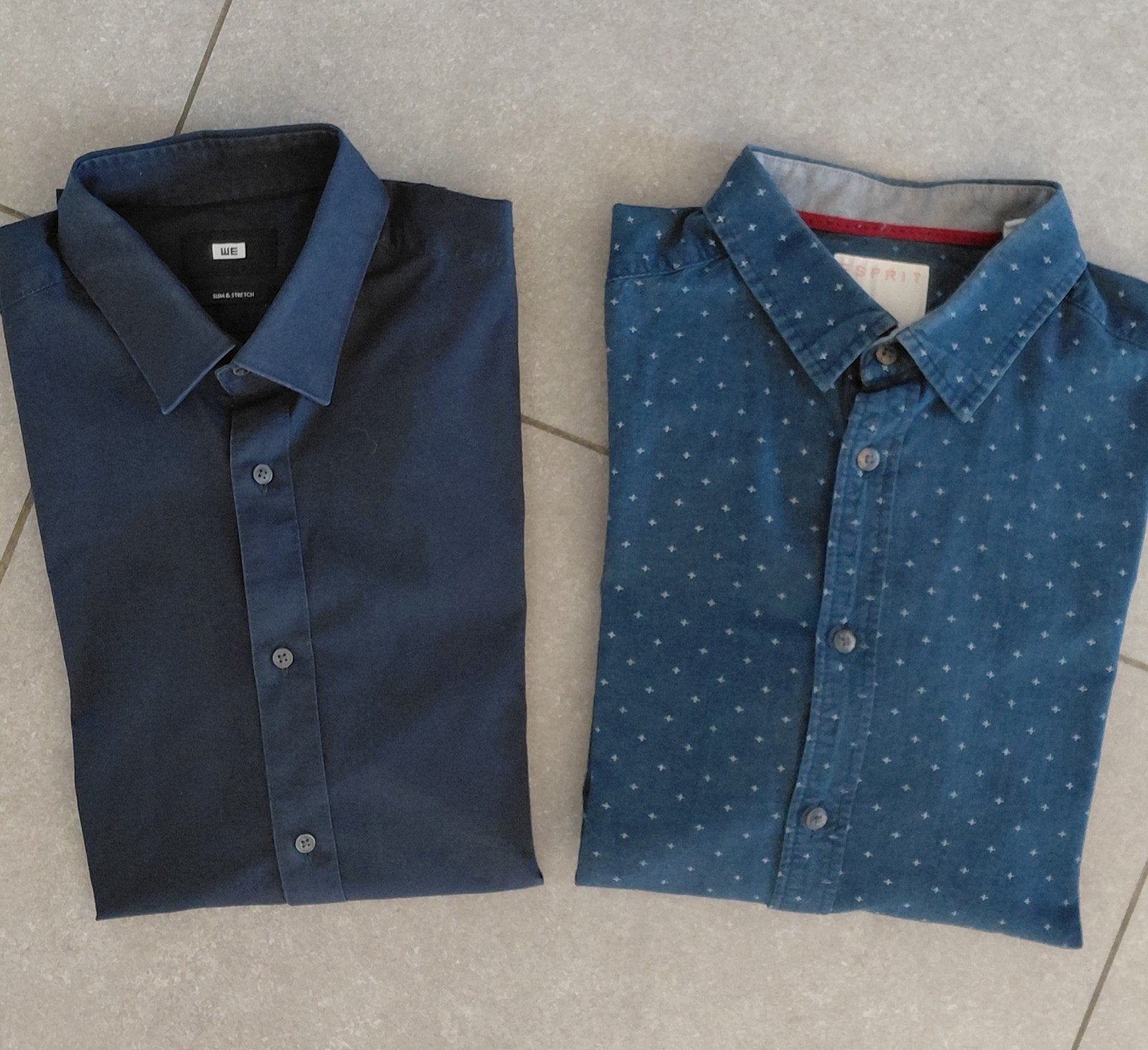 lot de 2 chemises Taille M Esprit et WE, Vêtements | Hommes, Enlèvement