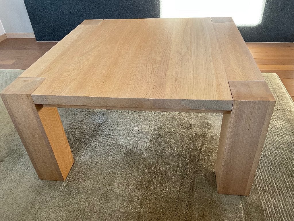 table basse, Carré, Enlèvement, Utilisé, Chêne