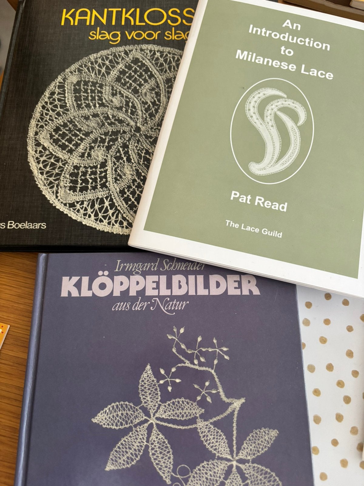Lot kantklos boeken, Hobby en Vrije tijd, Kantklossen, Verzenden, Zo goed als nieuw