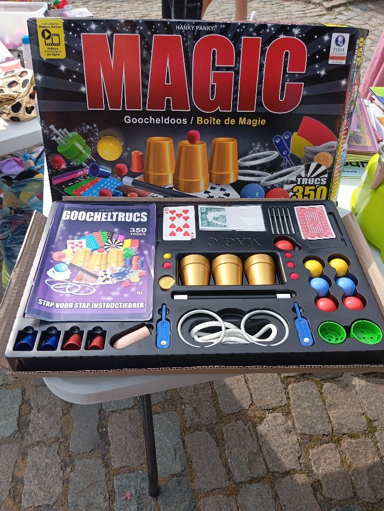 Magic goocheldoos, Enlèvement, Comme neuf