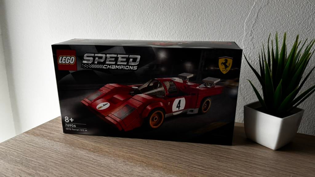LEGO Speed Champions Ferrari 512M - nieuw, Lego, Zo goed als nieuw, Complete set, Compleet