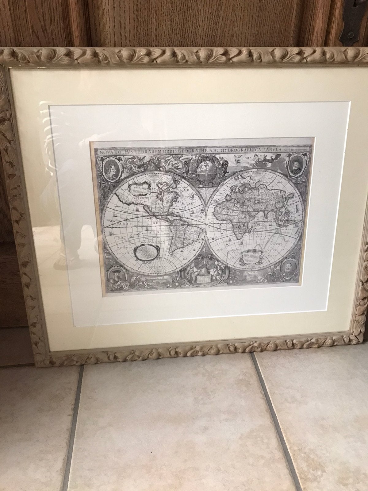 Landelijke kader met print, Enlèvement ou Envoi, Imprimé