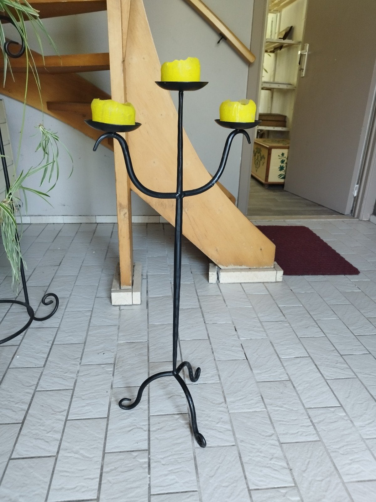 Kandelaar gietijzer., Enlèvement