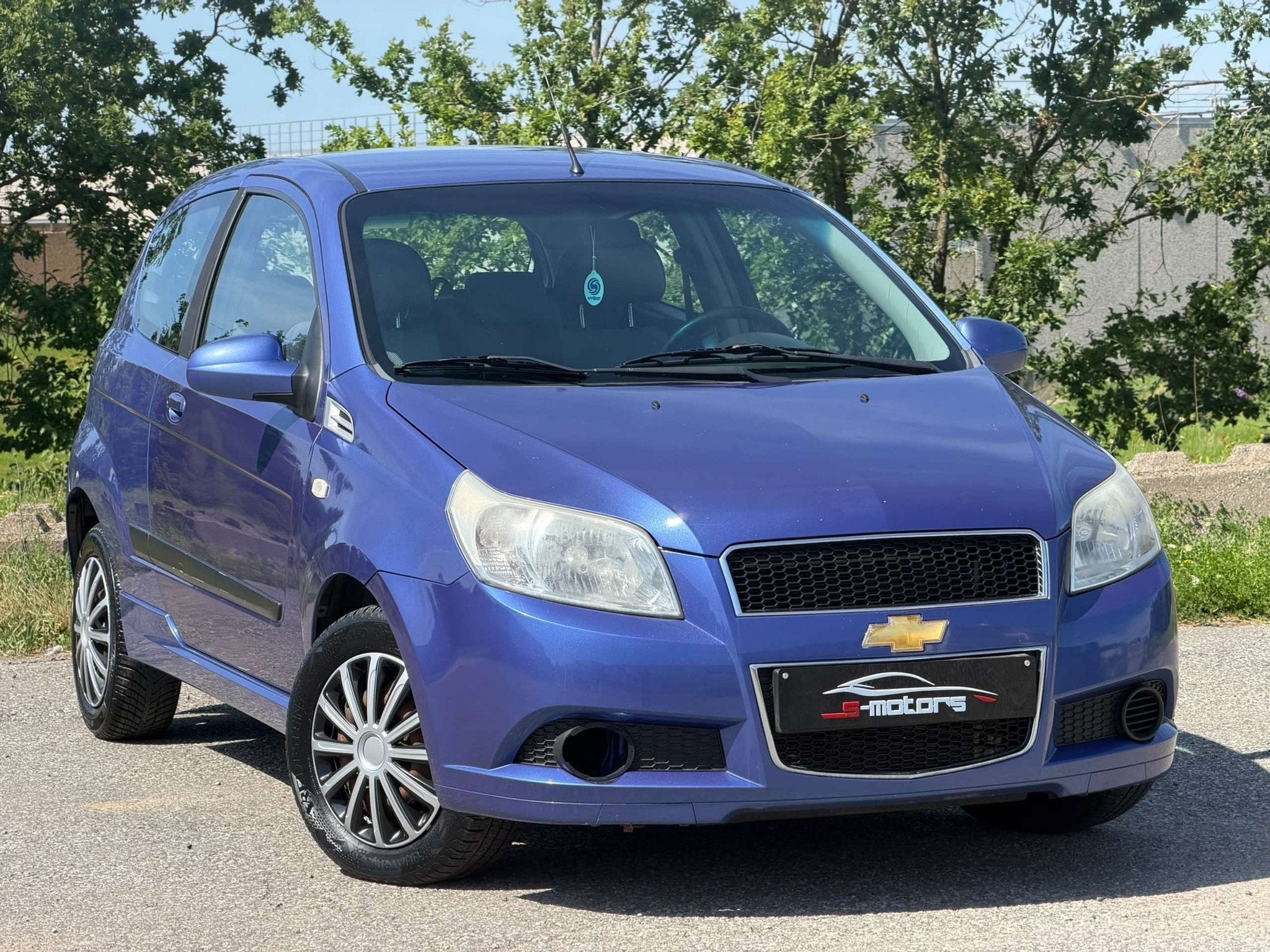 Chevrolet Aveo * AUTOMATIQUE * TRES PROPRE (bj 2009), Auto's, Stof, Gebruikt, 4 cilinders, Blauw