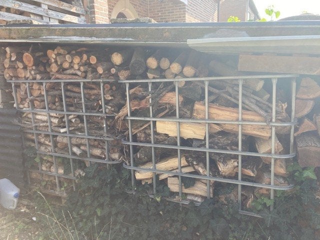 droog brandhout mengeling 40 euro/kuub, Minder dan 3 m³, Ophalen, Blokken
